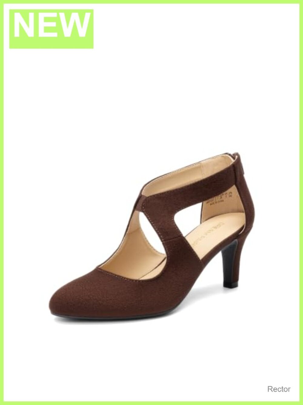 Women's Pointed Toe Kitten Heel Pumps Faux Suede Back Zipper Dress Shoes